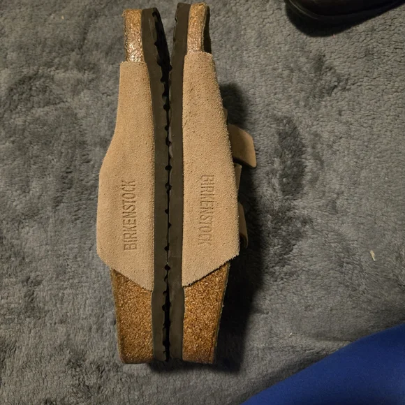 Birkenstock Kids Brown Suede Sandals - Picture 4 of 11